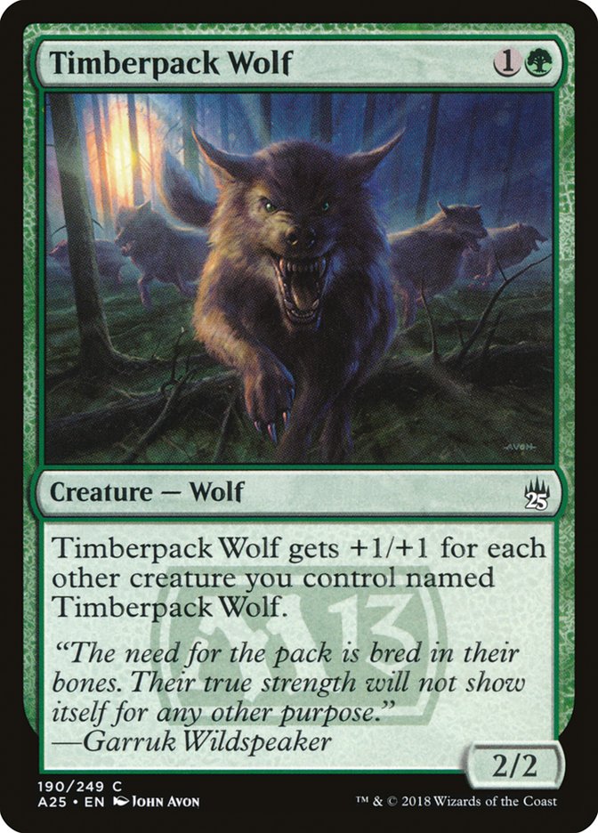 Timberpack Wolf (190) [Masters 25] | Odin's Place