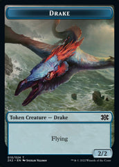 Drake // Knight Double-Sided Token [Double Masters 2022 Tokens] | Odin's Place