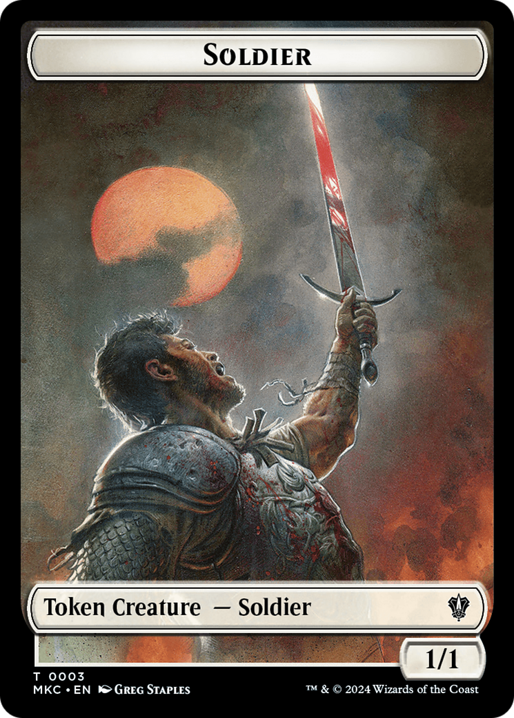 Soldier // Ogre Double-Sided Token [Murders at Karlov Manor Commander Tokens] | Odin's Place