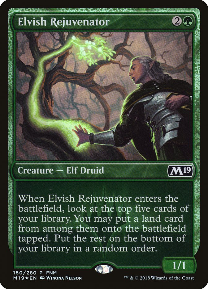 Elvish Rejuvenator (180) (FNM) [Core Set 2019 Promos] | Odin's Place