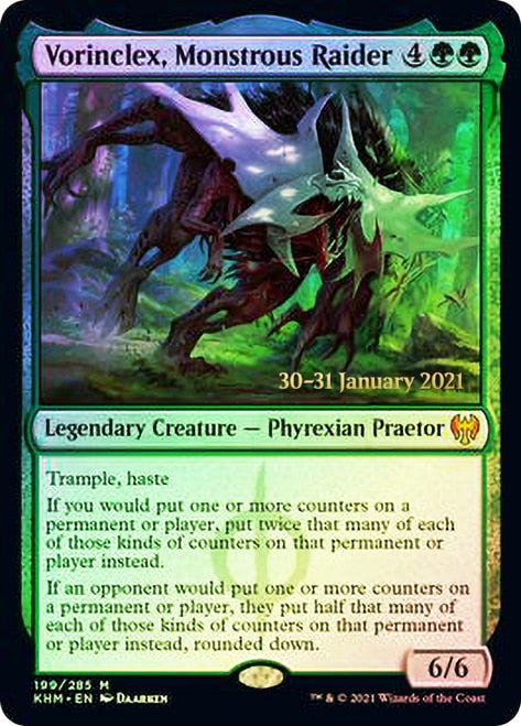 Vorinclex, Monstrous Raider [Kaldheim Prerelease Promos] | Odin's Place