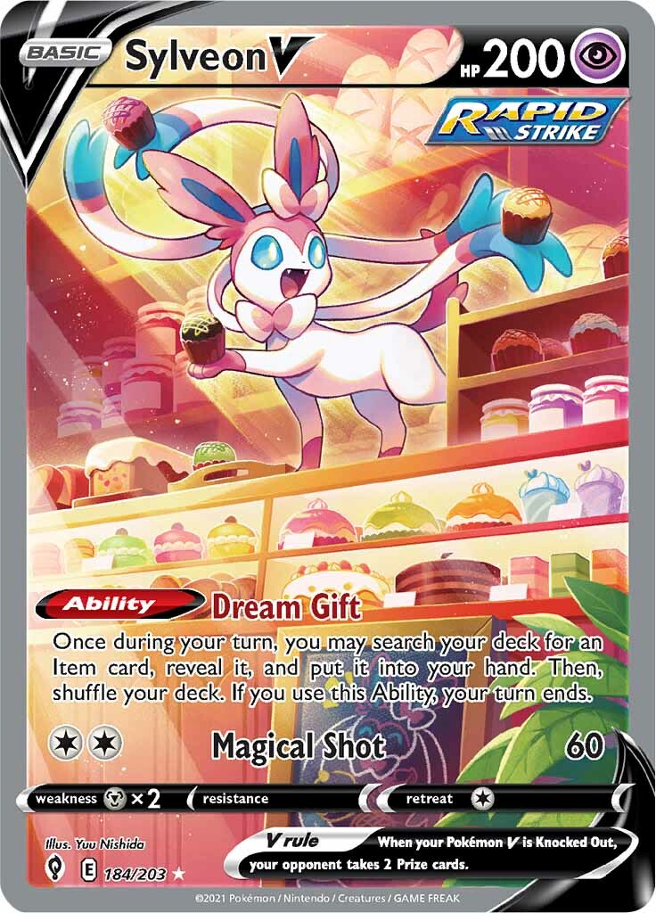 Sylveon V (184/203) [Sword & Shield: Evolving Skies] | Odin's Place