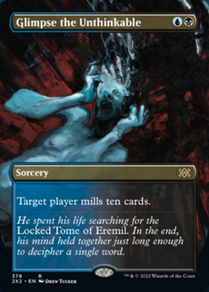 Glimpse the Unthinkable (Borderless Alternate Art) [Double Masters 2022] | Odin's Place