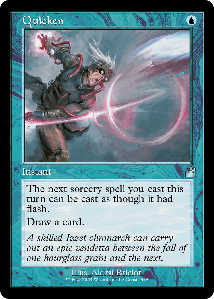 Quicken (Retro Frame) [Ravnica Remastered] | Odin's Place