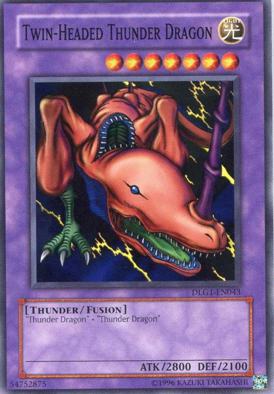 Twin-Headed Thunder Dragon [DLG1-EN043] Common | Odin's Place