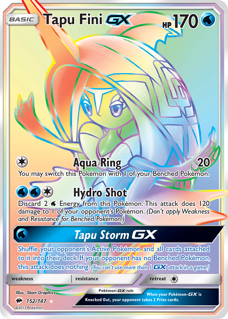 Tapu Fini GX (152/147) [Sun & Moon: Burning Shadows] | Odin's Place