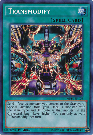 Transmodify [MP14-EN106] Secret Rare | Odin's Place