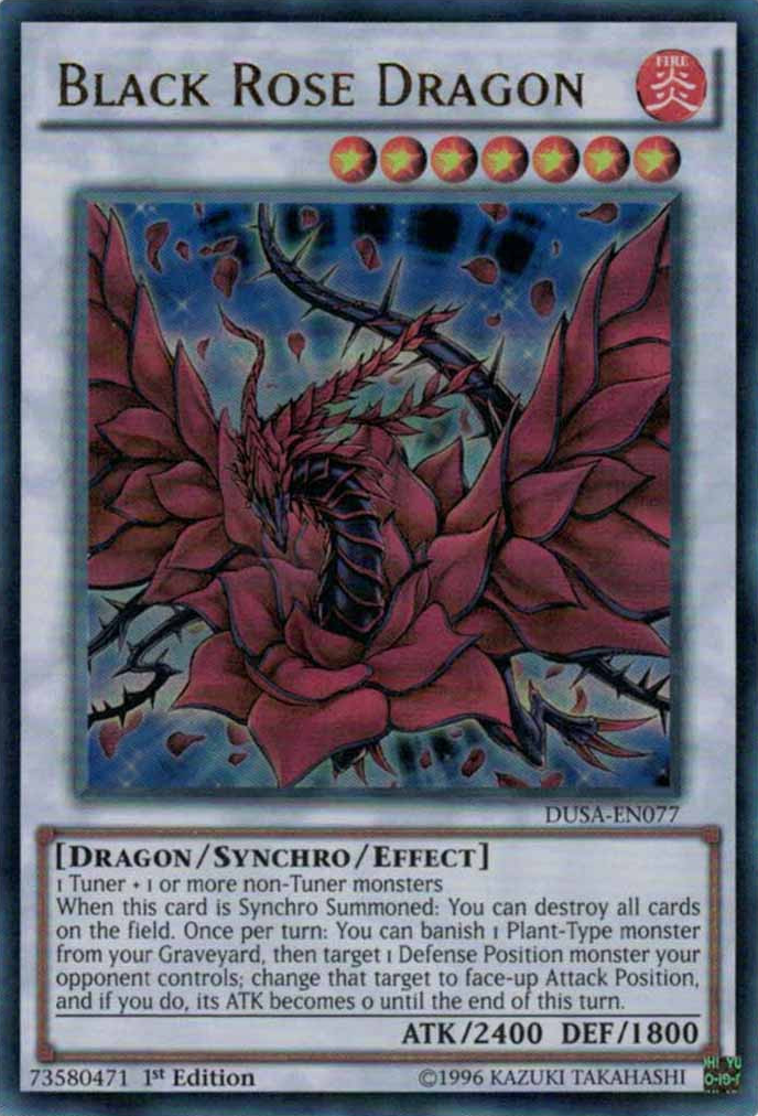 Black Rose Dragon [DUSA-EN077] Ultra Rare | Odin's Place