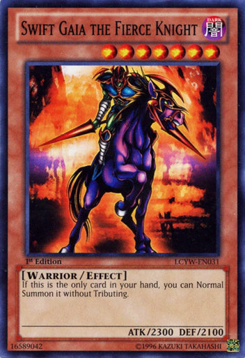 Swift Gaia the Fierce Knight [LCYW-EN031] Common | Odin's Place