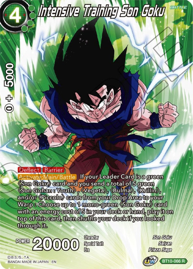 Intensive Training Son Goku (BT10-066) [Theme Selection: History of Son Goku] | Odin's Place