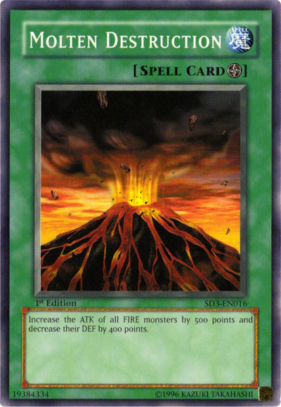 Molten Destruction [SD3-EN016] Common | Odin's Place