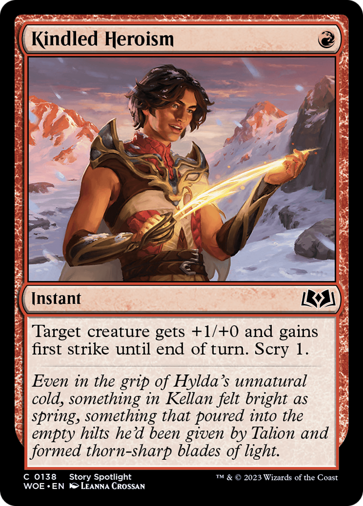Kindled Heroism [Wilds of Eldraine] | Odin's Place