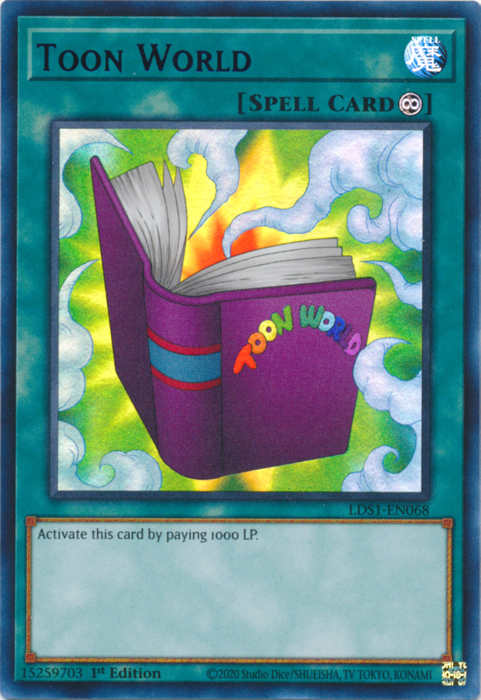 Toon World (Purple) [LDS1-EN068] Ultra Rare | Odin's Place