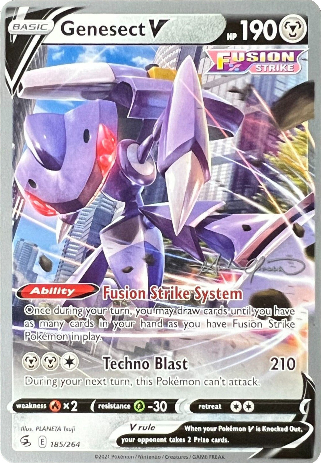 Genesect V (185/264) (The Shape of Mew - Andre Chiasson) [World Championships 2022] | Odin's Place