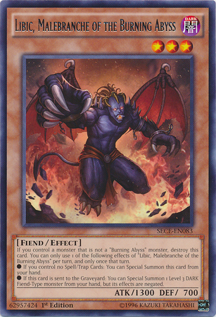 Libic, Malebranche of the Burning Abyss [SECE-EN083] Rare | Odin's Place