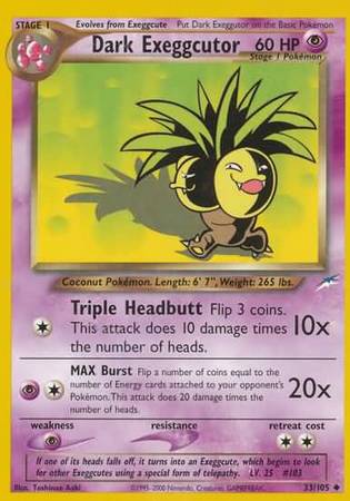 Dark Exeggutor (33/105) [Neo Destiny Unlimited] | Odin's Place