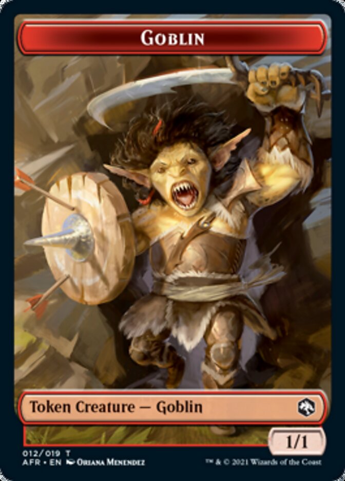 Dungeon of the Mad Mage // Goblin Double-Sided Token [Dungeons & Dragons: Adventures in the Forgotten Realms Tokens] | Odin's Place