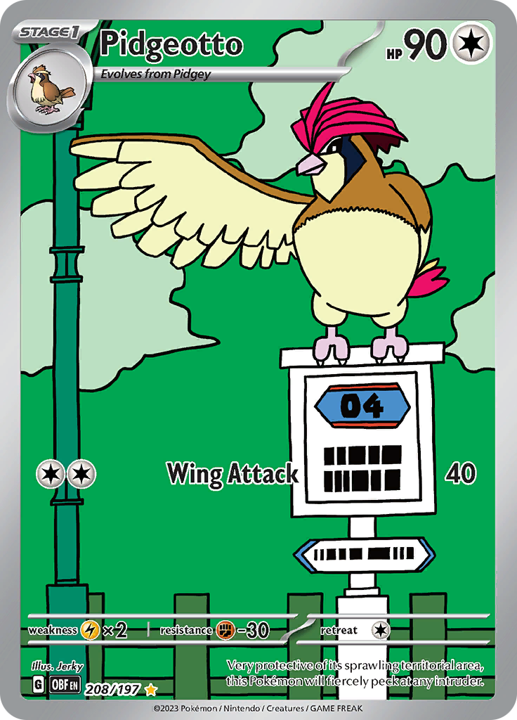 Pidgeotto (208/197) [Scarlet & Violet: Obsidian Flames] | Odin's Place