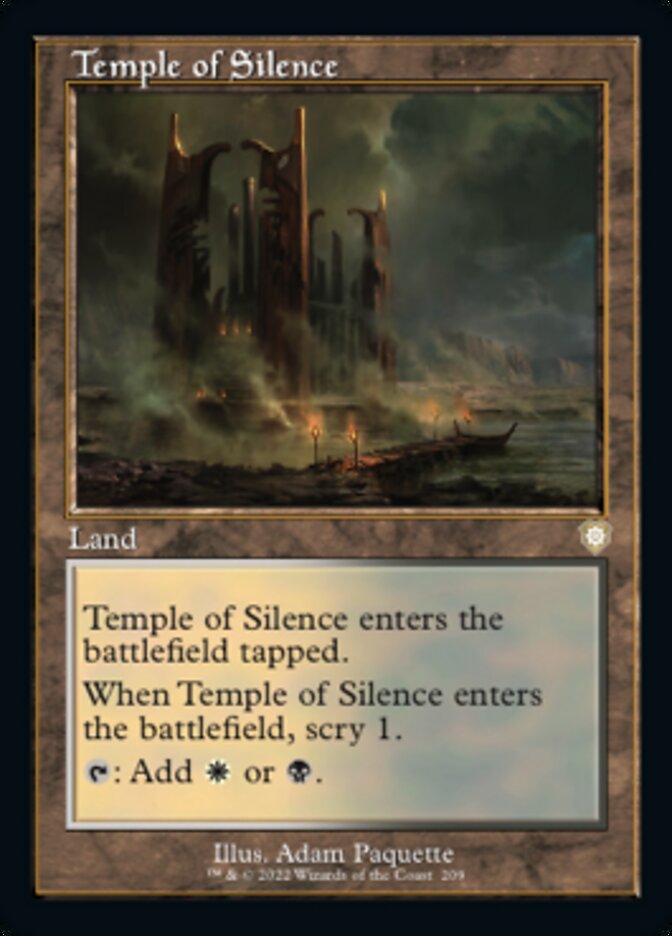 Temple of Silence (Retro) [The Brothers' War Commander] | Odin's Place