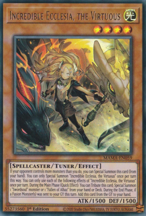 Incredible Ecclesia, the Virtuous [MAMA-EN059] Ultra Rare | Odin's Place