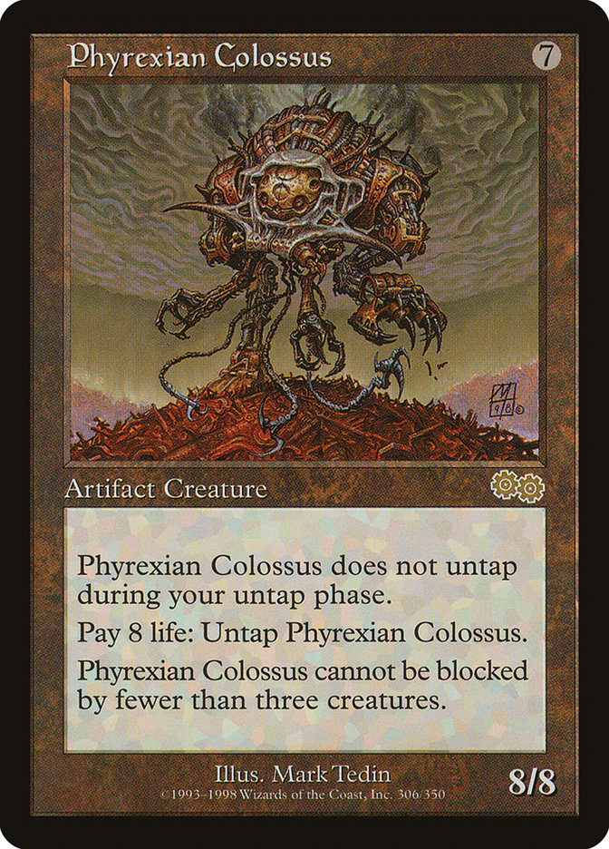 Phyrexian Colossus (305) [Urza's Saga] | Odin's Place