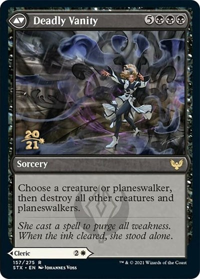 Selfless Glyphweaver // Deadly Vanity [Strixhaven: School of Mages Prerelease Promos] | Odin's Place
