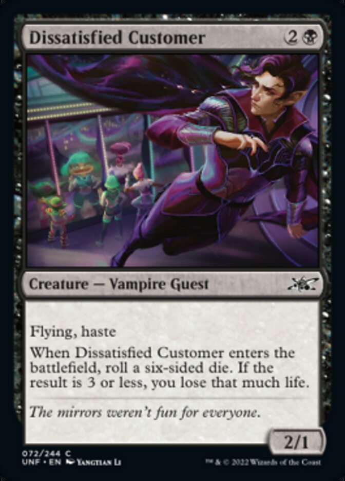 Dissatisfied Customer [Unfinity] | Odin's Place