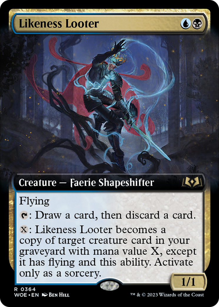 Likeness Looter (Extended Art) [Wilds of Eldraine] | Odin's Place
