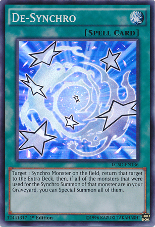 De-Synchro [LC5D-EN136] Super Rare | Odin's Place