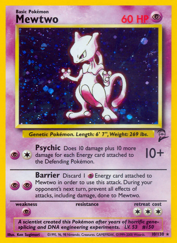 Mewtwo (10/130) [Base Set 2] | Odin's Place