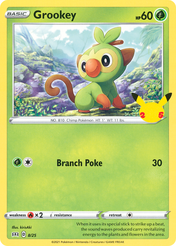 Grookey (8/25) [McDonald's 25th Anniversary] | Odin's Place