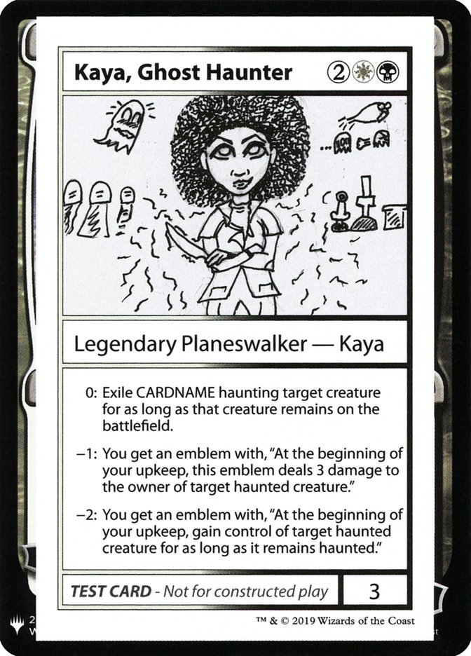 Kaya, Ghost Haunter [Mystery Booster Playtest Cards] | Odin's Place