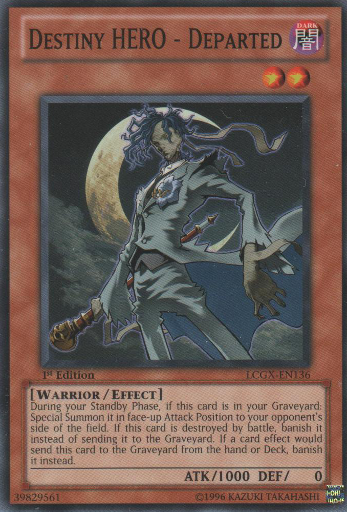 Destiny HERO - Departed [LCGX-EN136] Common | Odin's Place