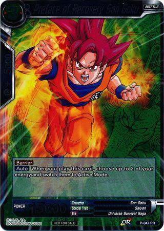 Preface of Recovery Son Goku (Event Pack 2 - 2018) (P-047_PR) [Promotion Cards] | Odin's Place