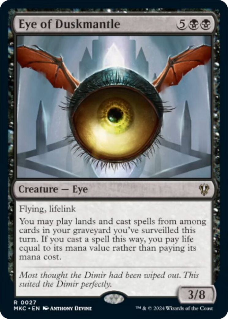 Eye of Duskmantle [Murders at Karlov Manor Commander] | Odin's Place