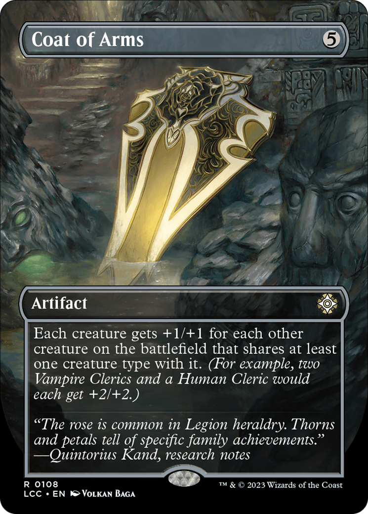 Coat of Arms (Borderless) [The Lost Caverns of Ixalan Commander] | Odin's Place