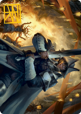Ritual Guardian Art Card (Gold-Stamped Signature) [Innistrad: Midnight Hunt Art Series] | Odin's Place