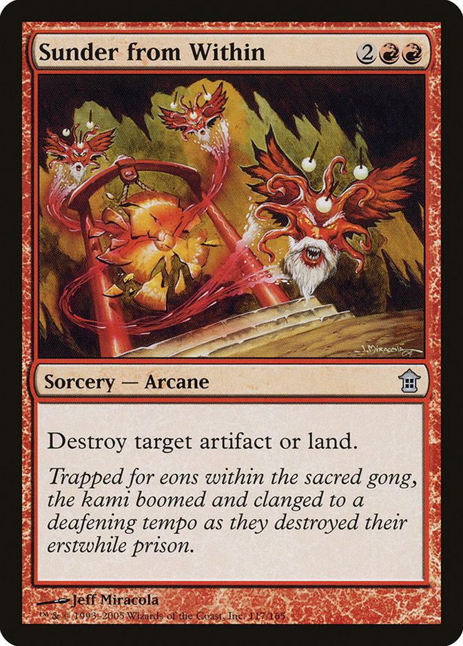Sunder from Within (117) [Saviors of Kamigawa] | Odin's Place