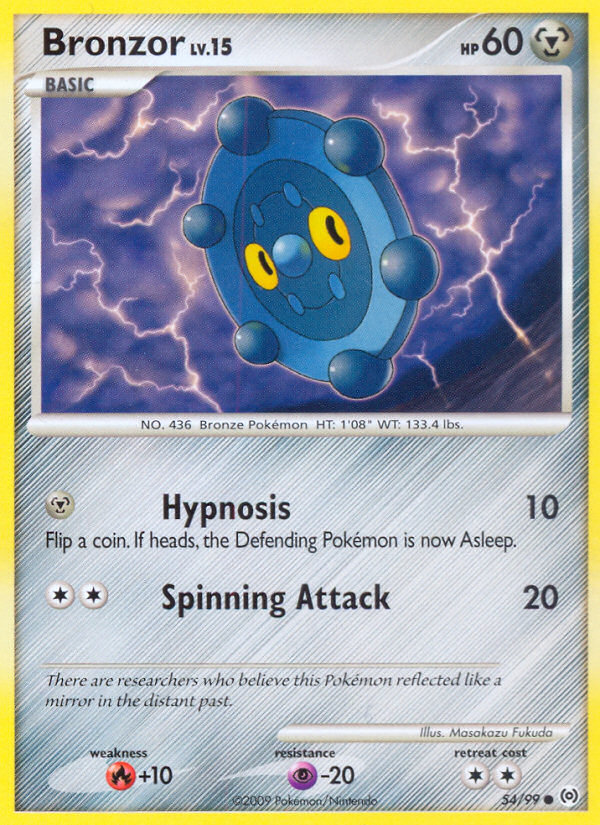 Bronzor (54/99) [Platinum: Arceus] | Odin's Place