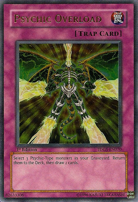 Psychic Overload [TDGS-EN070] Ultimate Rare | Odin's Place