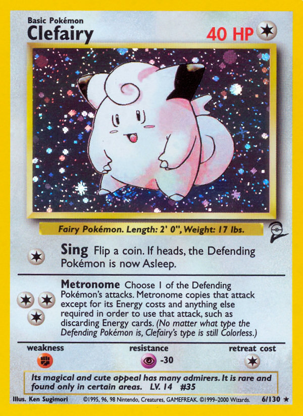 Clefairy (6/130) [Base Set 2] | Odin's Place