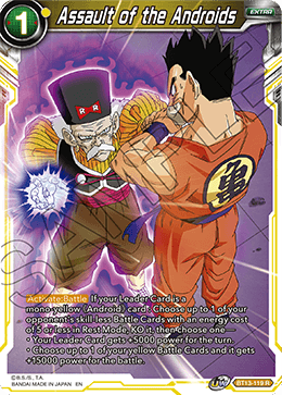 Assault of the Androids (Rare) (BT13-119) [Supreme Rivalry] | Odin's Place