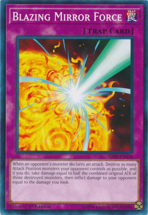 Blazing Mirror Force [SDPL-EN034] Common | Odin's Place
