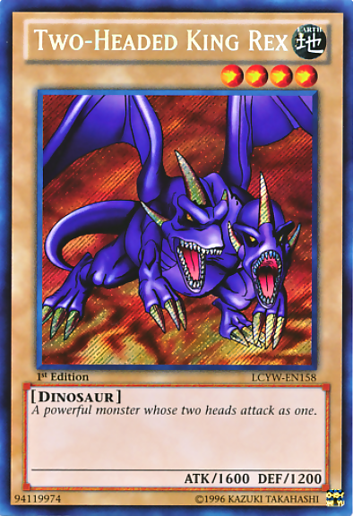 Two-Headed King Rex [LCYW-EN158] Secret Rare | Odin's Place