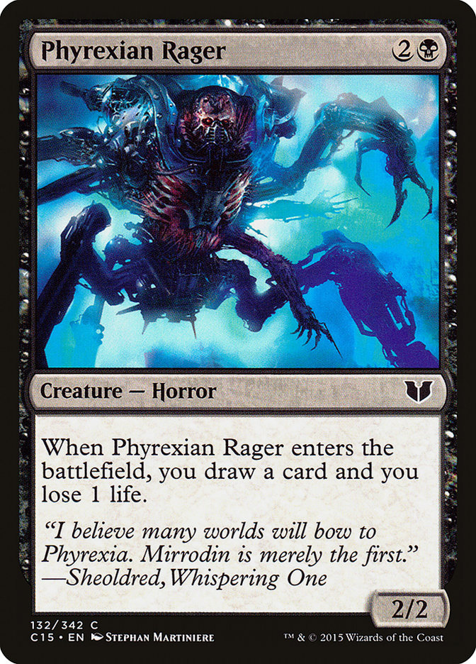 Phyrexian Rager (132) [Commander 2015] | Odin's Place