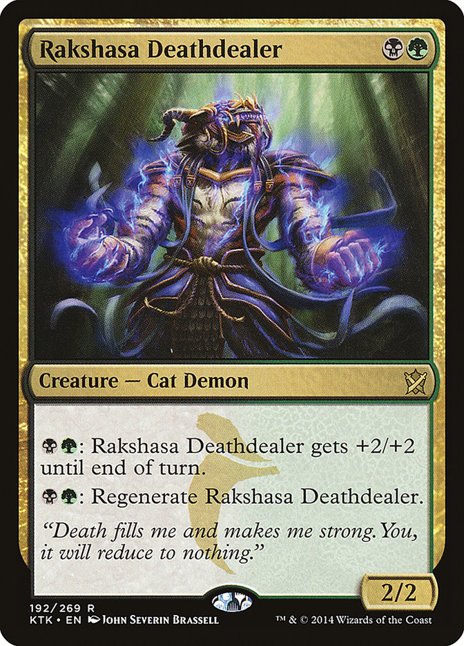 Rakshasa Deathdealer (192) [Khans of Tarkir] | Odin's Place