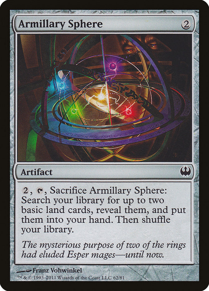 Armillary Sphere (62) [Duel Decks: Knights vs. Dragons] | Odin's Place