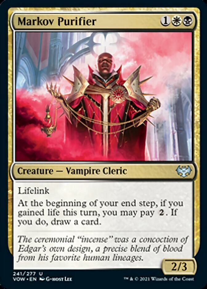 Markov Purifier [Innistrad: Crimson Vow] | Odin's Place