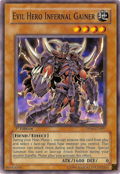 Evil Hero Infernal Gainer [DP06-EN007] Common | Odin's Place