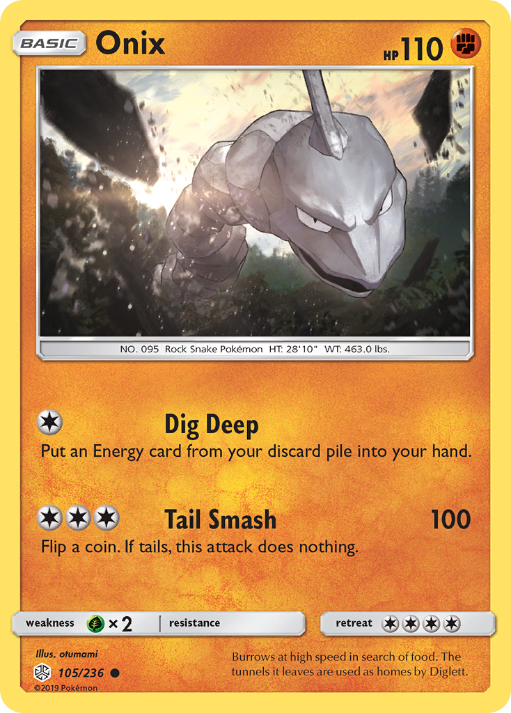 Onix (105/236) [Sun & Moon: Cosmic Eclipse] | Odin's Place